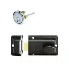 Lockwood Nightlatch 100 Chome Plate - Thumbnail Image 1
