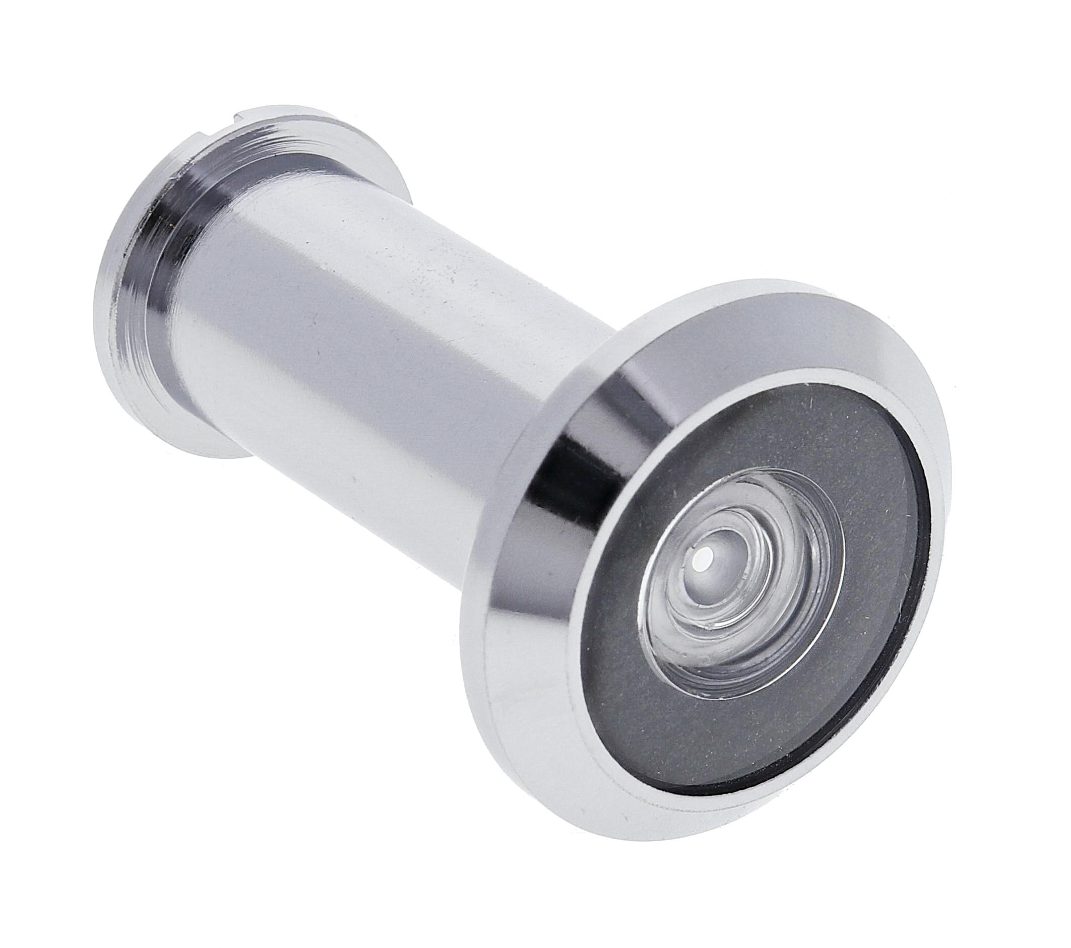 Lenlok 200 Degree Door Viewer Chrome Plated - 2-Hour Fire Rated Peephole (34043CP) - Image 1
