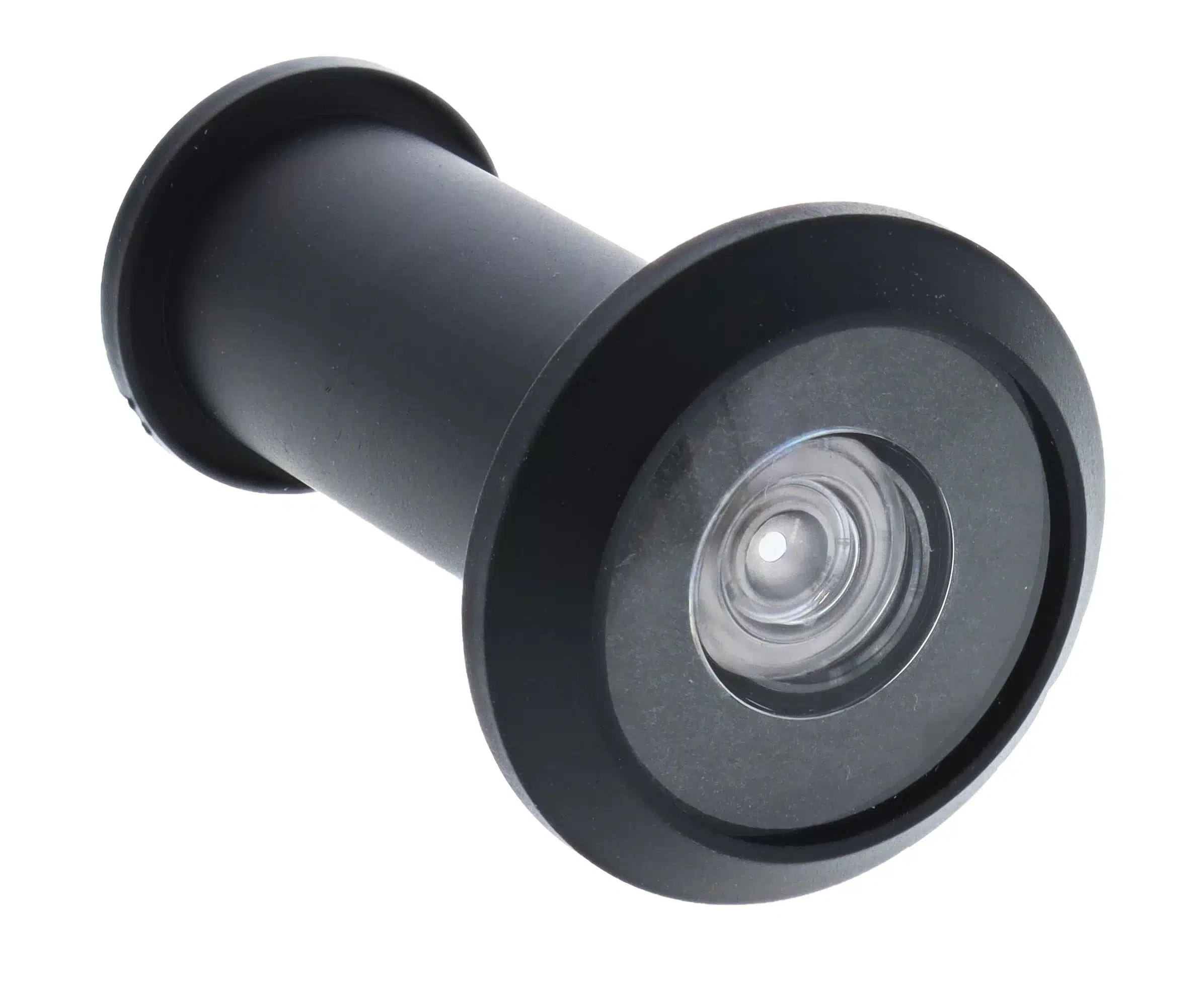 Lenlok 200 Degree Door Viewer Matte Black - 2-Hour Fire Rated Peephole (34043MB) - Image 1