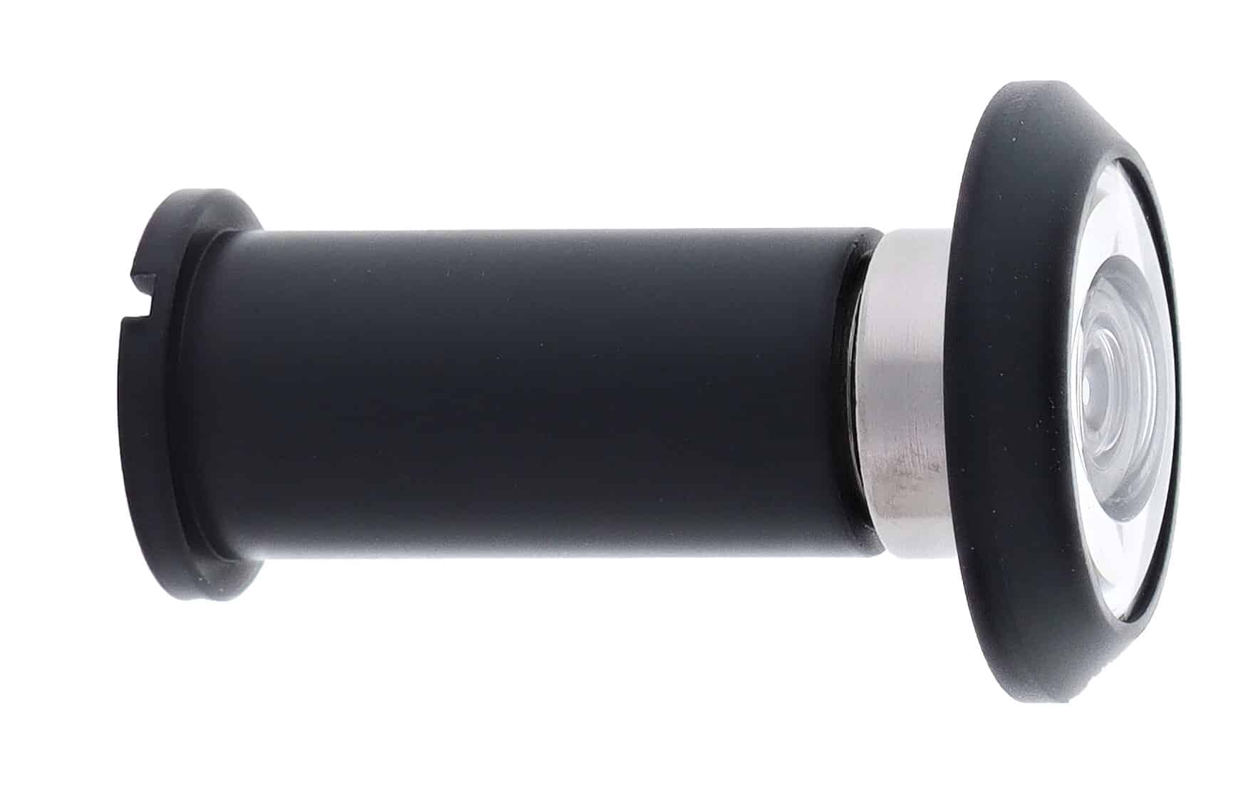 Lenlok 200 Degree Door Viewer Matte Black - 2-Hour Fire Rated Peephole (34043MB) - Image 2