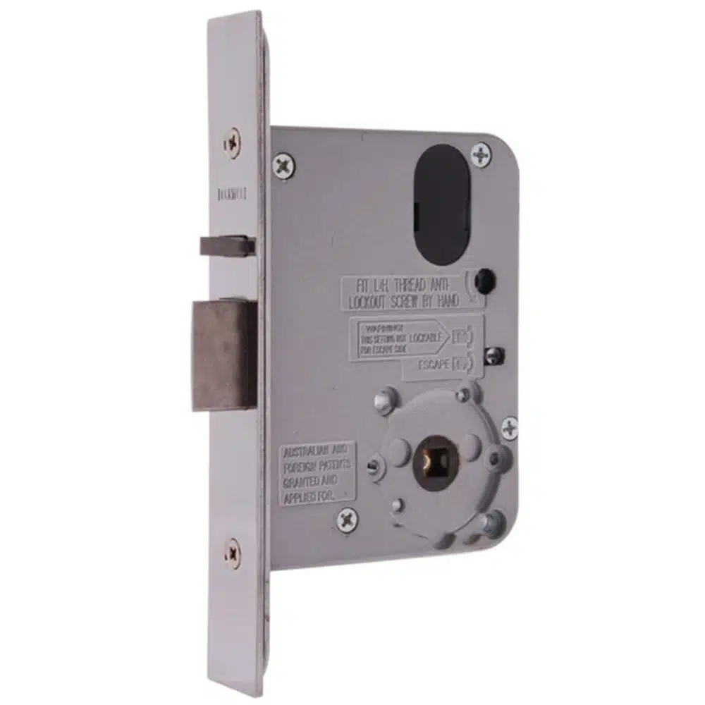 Lockwood Synergy 3572 Series Primary Mortice Lock Satin Chrome - 60mm Backset (3572SC) - Image 1