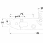 Lenlok C-702 Hinged Door Short Throw Cylinder & Turn Kit - 22mm Bolt (C-702CTST) - Thumbnail Image 2