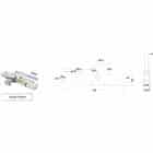 Lenlok C-702 Sliding Door Hook Throw Mortice Lock Body - 28mm Bolt (C-702BHT) - Thumbnail Image 4