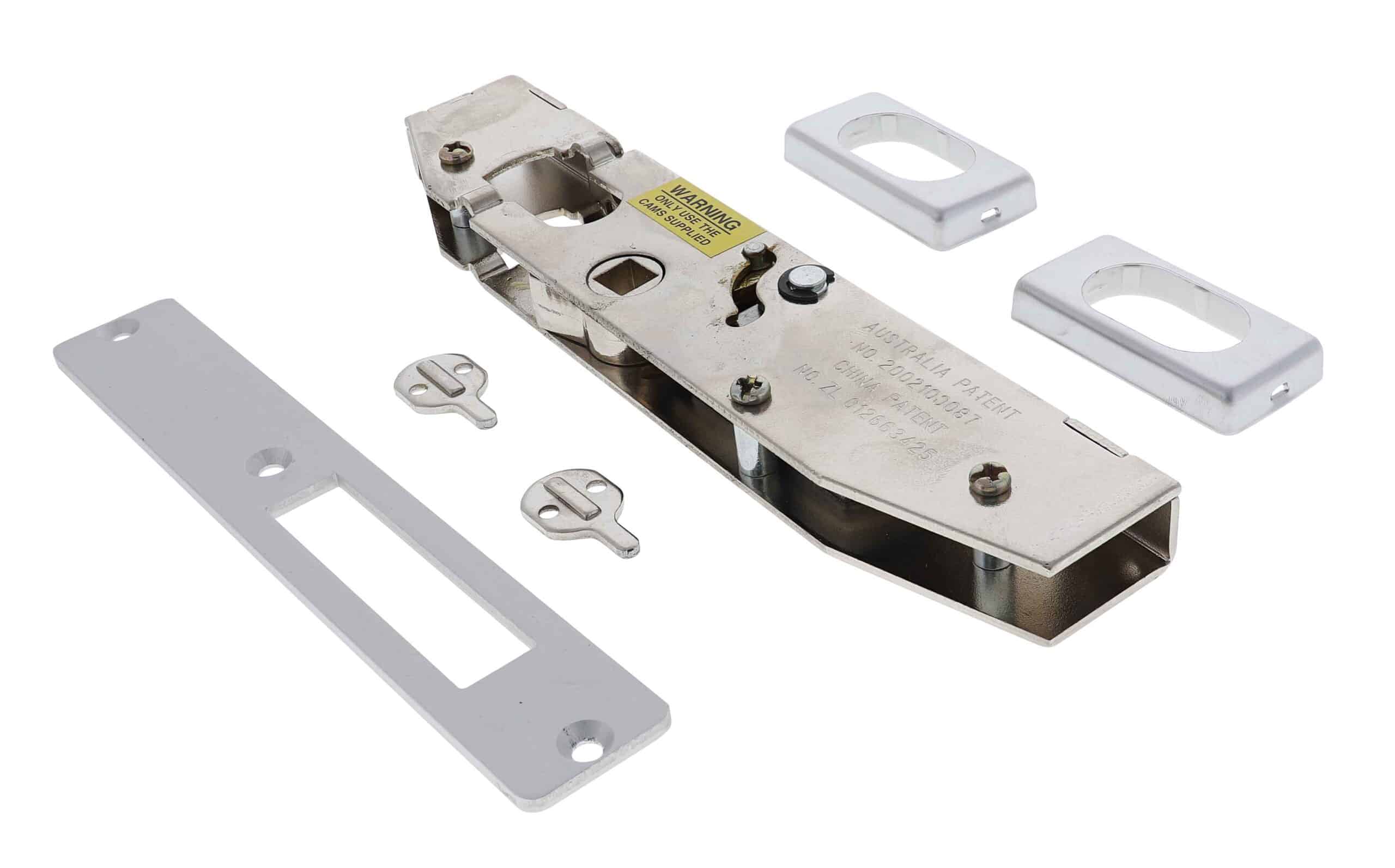 Lenlok C-702 Sliding Door Hook Throw Mortice Lock Body - 28mm Bolt (C-702BHT) - Image 2