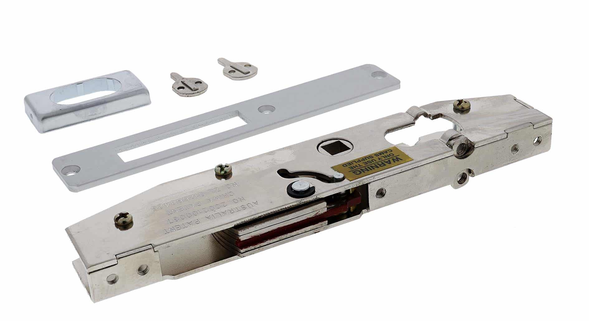 Lenlok C-702 Hinged Door Short Throw Mortice Lock Body - 22mm Bolt (C-702BST) - Image 3