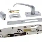 Lenlok C-702 Sliding Door Hook Throw Escape Lever & Cylinder Kit (C-702CLHT) - Thumbnail Image 2