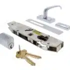 Lenlok C-702 Hinged Door Long Throw Escape Lever & Cylinder Kit - 36mm (C-702CLLT) - Thumbnail Image 1