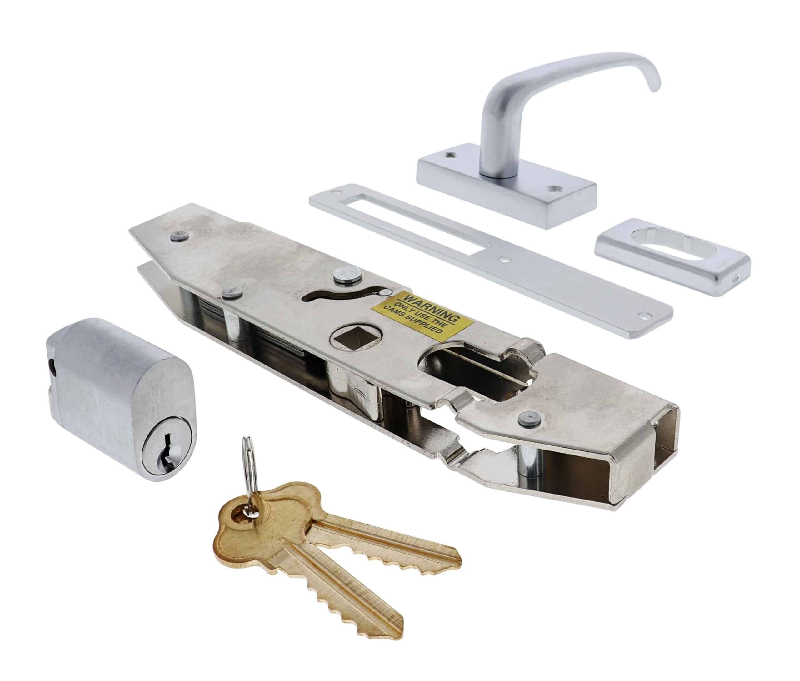 Lenlok C-702 Hinged Door Long Throw Escape Lever & Cylinder Kit - 36mm (C-702CLLT) - Image 1