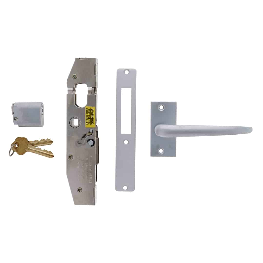 Lenlok C-702 Hinged Door Short Throw Escape Lever & Cylinder Kit - 22mm (C-702CLST) - Image 1