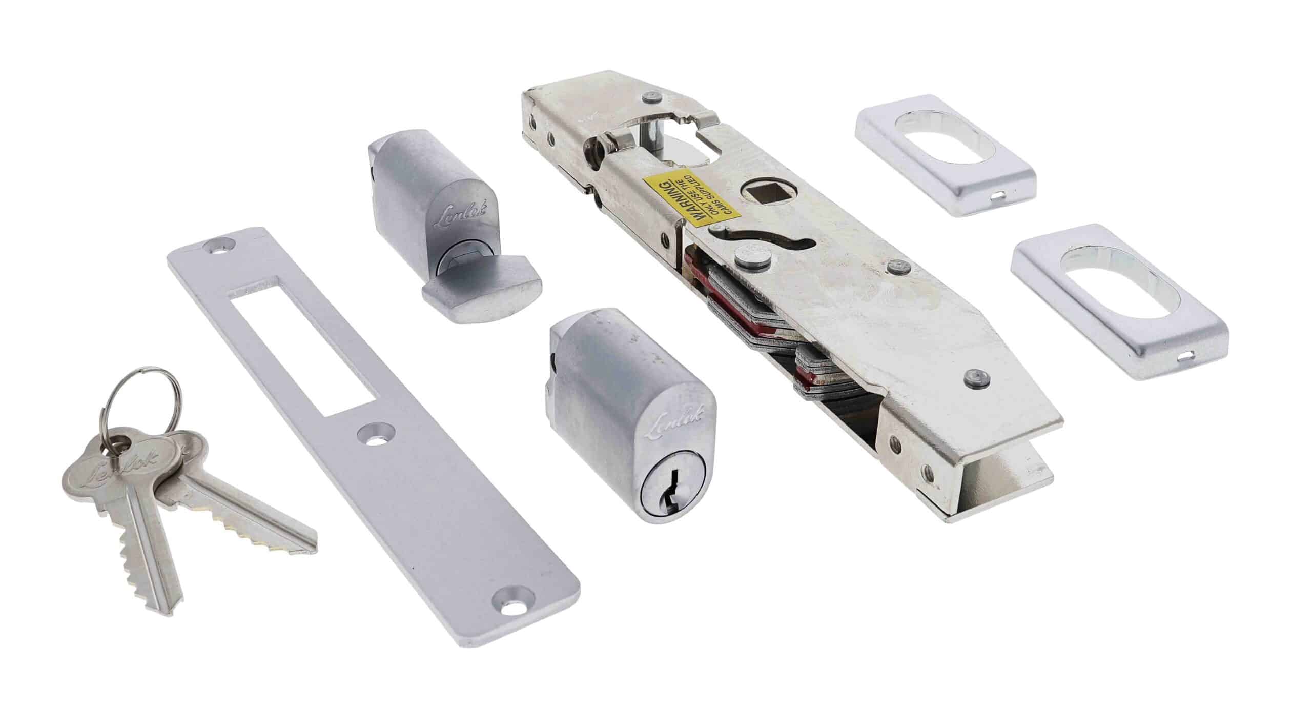 Lenlok C-702 Sliding Door Hook Throw Cylinder & Turn Kit - 28mm Bolt (C-702CTHT) - Image 4