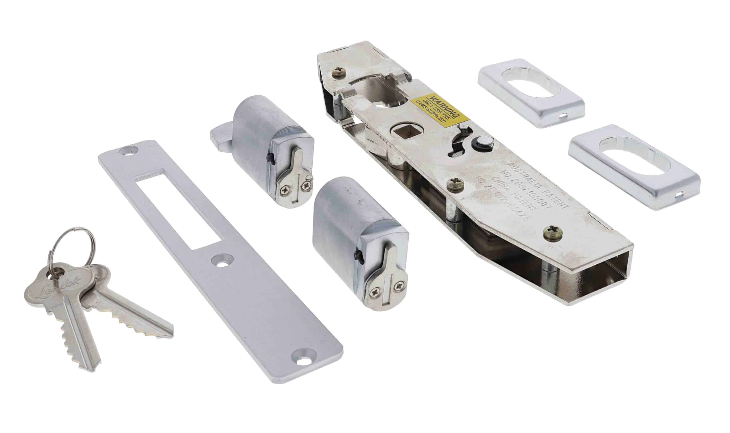 Lenlok C-702 Sliding Door Hook Throw Cylinder & Turn Kit - 28mm Bolt (C-702CTHT) - Image 3