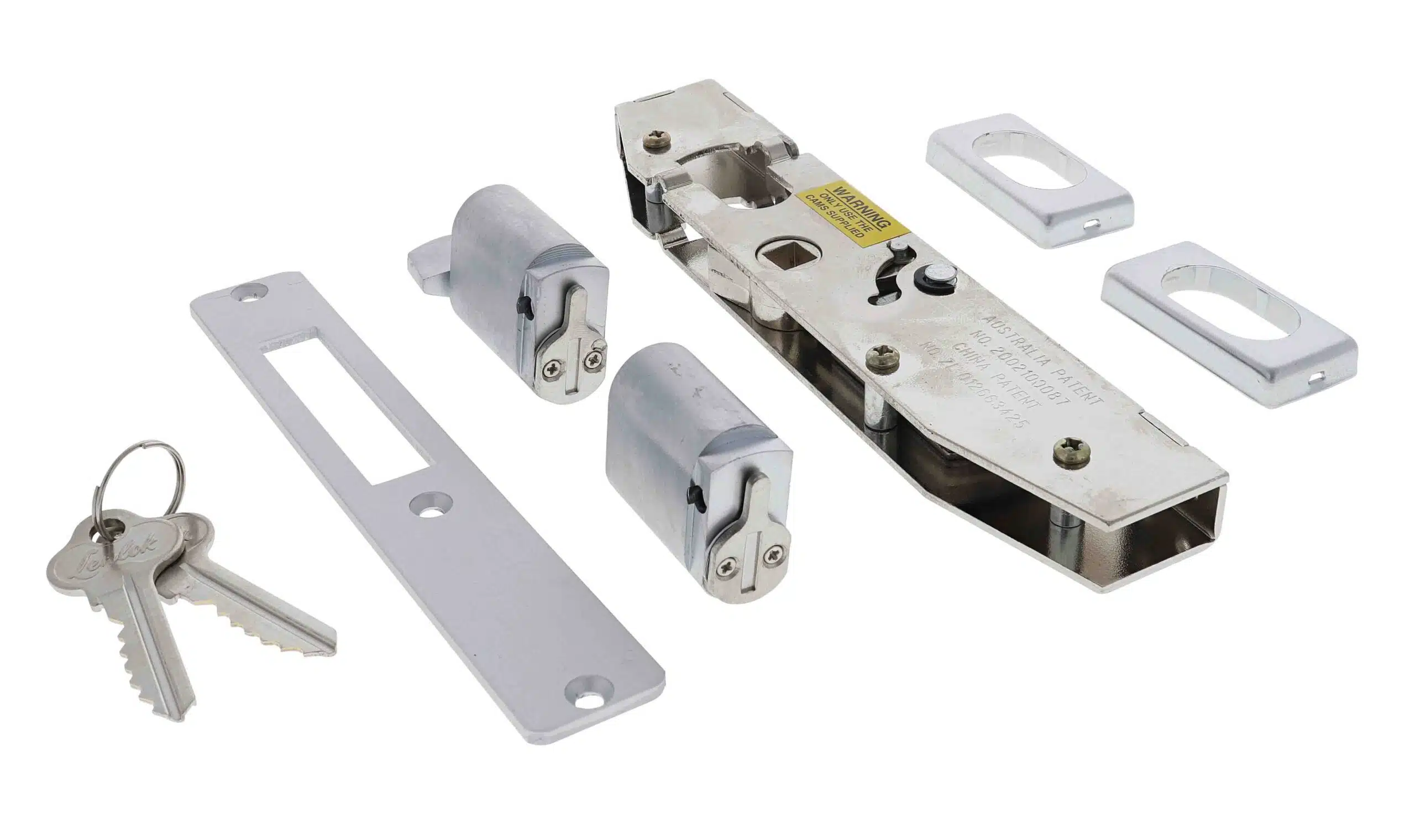 Lenlok C-702 Sliding Door Hook Throw Cylinder & Turn Kit - 28mm Bolt (C-702CTHT) - Image 3