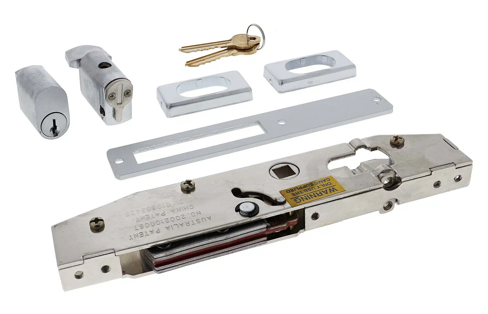 Lenlok C-702 Hinged Door Long Throw Cylinder & Turn Kit - 36mm Bolt (C-702CTLT) - Image 2