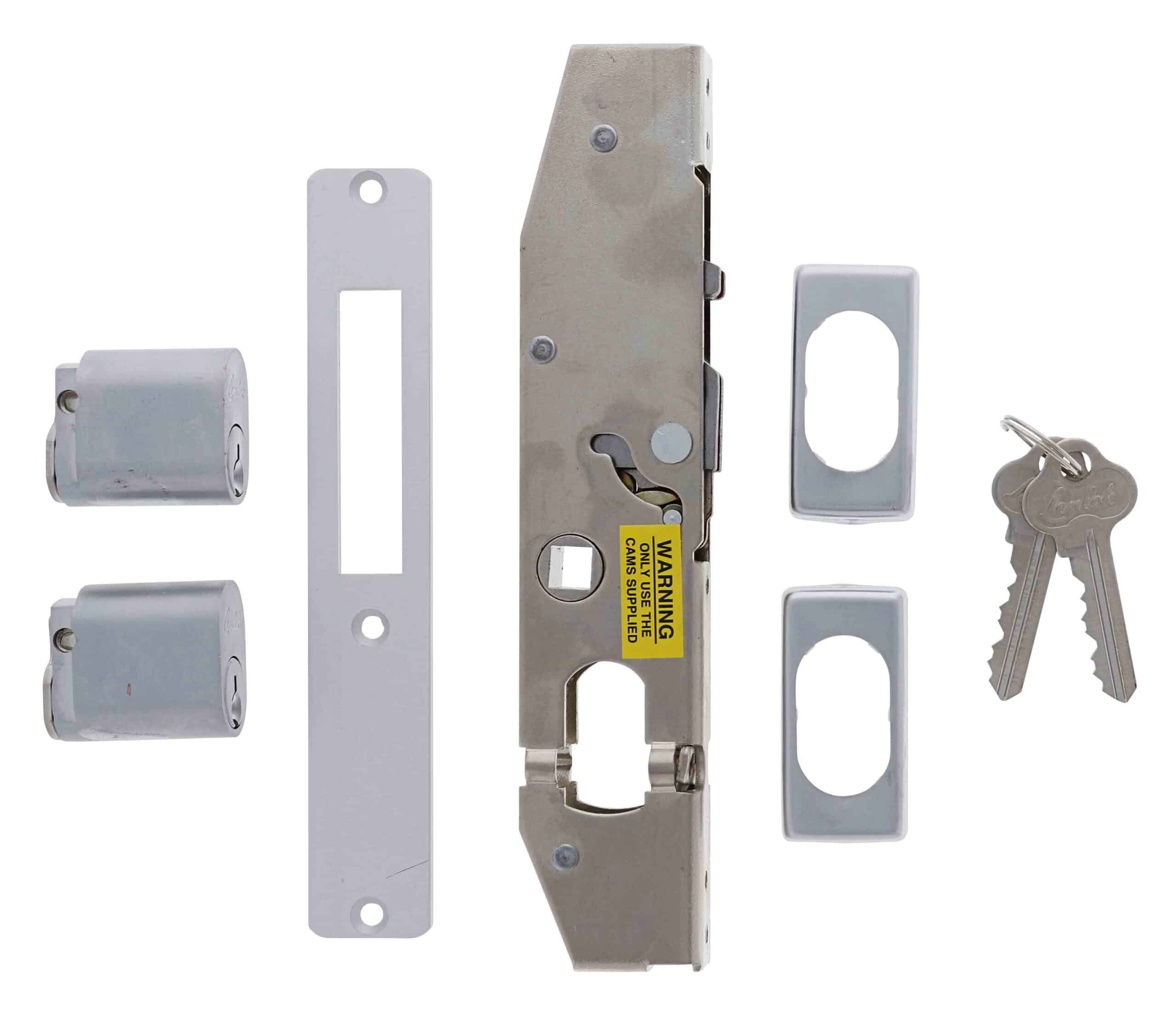 Lenlok C-702 Sliding Door Hook Throw Double Cylinder Kit - 28mm Bolt (C-702DCHT) - Image 1