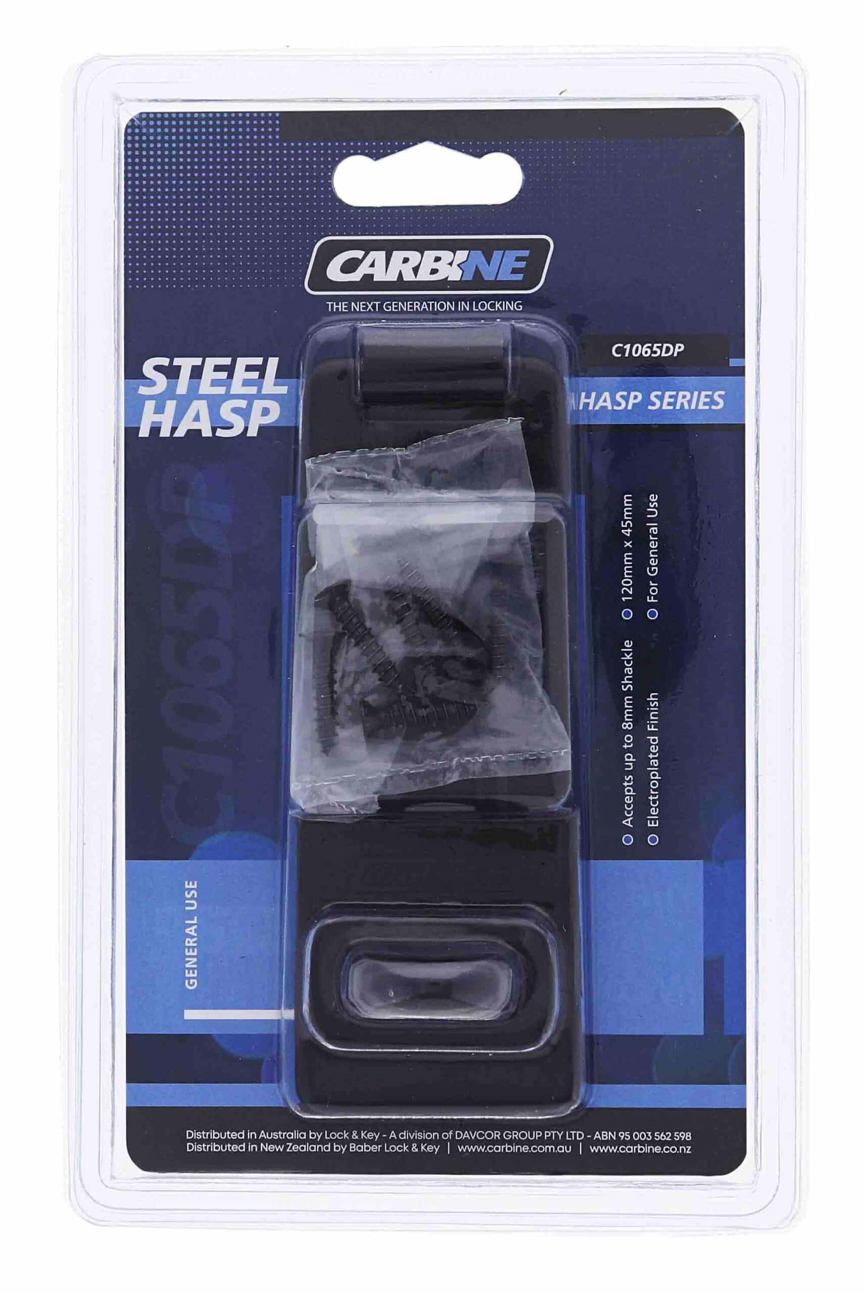 C1065DP_IMAGE01_DK49fJT c1065, carbine c1065 hasp and staple, carbine c1065 hasp staple, standard hasp and staple, 120mm hasp and staple, shed door hasp and staple, zinc plated padlock hasp, domestic gate hasp australia