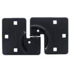 C4050, carbine c4050 shield hasp, carbine c4050 hasp, carbine c74 shield hasp, overlap padlock hasp, double door shield hasp, heavy duty container hasp australia, enclosed padlock hasp