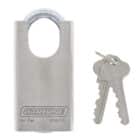 C45-BRNP-SP, carbine c45 nickel plated padlock, carbine c45 padlock, nickel plated protected padlock, shrouded brass padlock 30mm, 8mm moly shackle padlock, closed shackle brass padlock australia, c45 brnp padlock