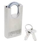 C45-BRNP-SP, carbine c45 nickel plated padlock, carbine c45 padlock, nickel plated protected padlock, shrouded brass padlock 30mm, 8mm moly shackle padlock, closed shackle brass padlock australia, c45 brnp padlock