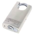 C45-BRNP-SP, carbine c45 nickel plated padlock, carbine c45 padlock, nickel plated protected padlock, shrouded brass padlock 30mm, 8mm moly shackle padlock, closed shackle brass padlock australia, c45 brnp padlock
