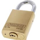 C45-BR, carbine c45 brass padlock 30mm, carbine c45 padlock, standard shackle brass padlock, 30mm moly shackle padlock, carbine c45-br 30mm, commercial open shackle padlock, 8mm brass padlock australia