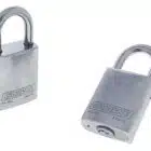 C45-FE, carbine c45 steel padlock, carbine c45 padlock, 30mm moly shackle padlock, commercial steel padlock, heavy duty open shackle padlock, 8mm shackle padlock australia, rekeyable steel padlock 45mm