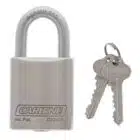 C50-BR-SS, carbine c50 brass padlock, carbine c50 padlock, 30mm stainless shackle padlock, marine brass padlock, commercial brass padlock, 9.5mm shackle brass padlock australia, weatherproof brass padlock