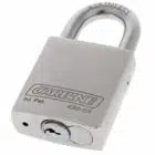 C50-BR-SS, carbine c50 brass padlock, carbine c50 padlock, 30mm stainless shackle padlock, marine brass padlock, commercial brass padlock, 9.5mm shackle brass padlock australia, weatherproof brass padlock