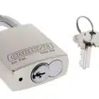 C50-BR-SS, carbine c50 brass padlock, carbine c50 padlock, 30mm stainless shackle padlock, marine brass padlock, commercial brass padlock, 9.5mm shackle brass padlock australia, weatherproof brass padlock