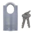 C50-SP, carbine c50 protected padlock, carbine c50 padlock, shrouded steel padlock, protected shackle padlock, 9.5mm moly shackle padlock, commercial closed shackle padlock australia, anti drill steel padlock