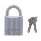 C60-FE, carbine c60 steel padlock, carbine c60 padlock, 27mm moly shackle padlock, commercial steel padlock, heavy duty open shackle padlock, 11mm shackle padlock australia, rekeyable steel padlock