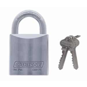 C60-FE, carbine c60 steel padlock, carbine c60 padlock, 27mm moly shackle padlock, commercial steel padlock, heavy duty open shackle padlock, 11mm shackle padlock australia, rekeyable steel padlock