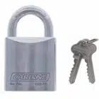 C60-FE, carbine c60 steel padlock, carbine c60 padlock, 27mm moly shackle padlock, commercial steel padlock, heavy duty open shackle padlock, 11mm shackle padlock australia, rekeyable steel padlock