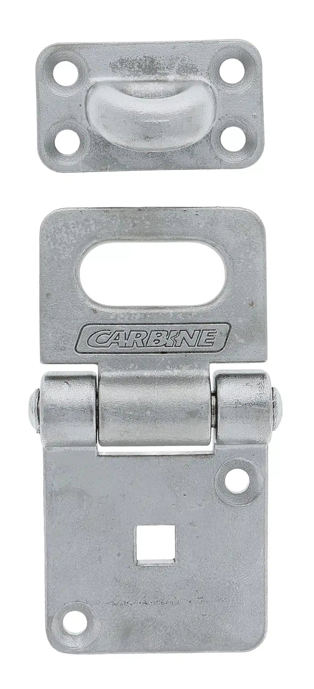c7001, carbine c7001 heavy duty hasp, carbine c7001 hasp and staple, square mounting hasp and staple, heavy duty security hasp, 120mm hasp and staple, wide plate hasp, commercial gate hasp australia