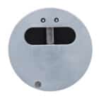 C73FL-FE, carbine c73 puck style padlock, carbine c73 puck padlock, flat back puck padlock, steel puck style padlock, hidden shackle van lock, round puck padlock, commercial container padlock australia