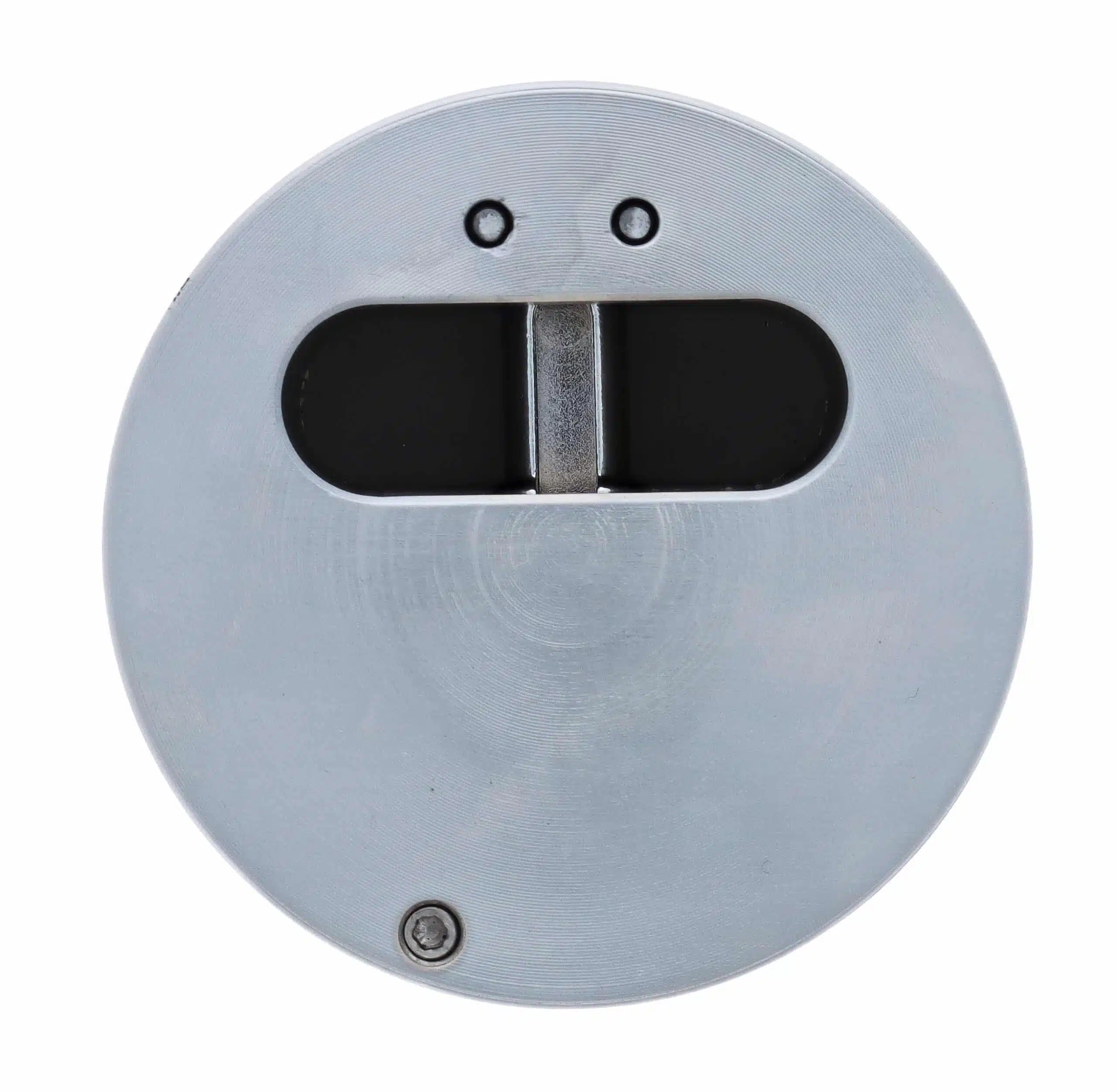 C73FL-FE, carbine c73 puck style padlock, carbine c73 puck padlock, flat back puck padlock, steel puck style padlock, hidden shackle van lock, round puck padlock, commercial container padlock australia