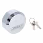 c74, carbine c74 puck style padlock, carbine c74 puck padlock, carbine c73 c74 padlock, steel puck style padlock, hidden shackle padlock, round puck lock, container puck padlock australia