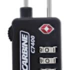 c7400, carbine c7400 tsa combination padlock, carbine c7400 padlock, tsa combination padlock, 28mm tsa padlock, travel sentry luggage padlock, 3 dial tsa lock, airline approved luggage padlock australia