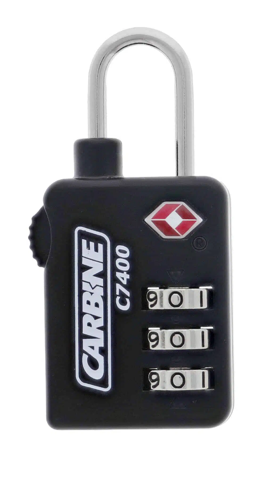 c7400, carbine c7400 tsa combination padlock, carbine c7400 padlock, tsa combination padlock, 28mm tsa padlock, travel sentry luggage padlock, 3 dial tsa lock, airline approved luggage padlock australia