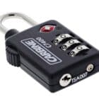 c7400, carbine c7400 tsa combination padlock, carbine c7400 padlock, tsa combination padlock, 28mm tsa padlock, travel sentry luggage padlock, 3 dial tsa lock, airline approved luggage padlock australia
