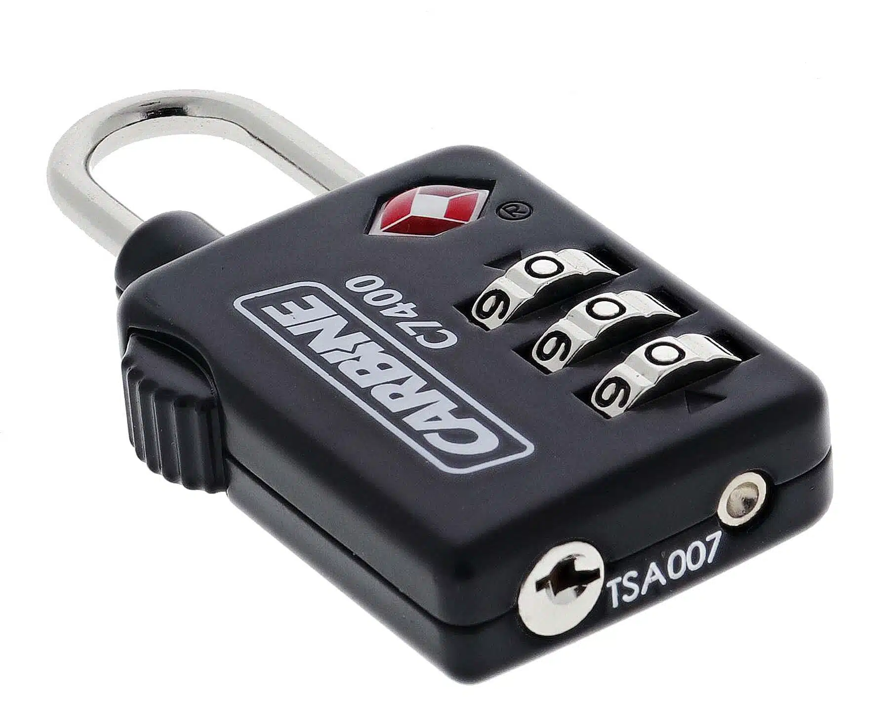 c7400, carbine c7400 tsa combination padlock, carbine c7400 padlock, tsa combination padlock, 28mm tsa padlock, travel sentry luggage padlock, 3 dial tsa lock, airline approved luggage padlock australia