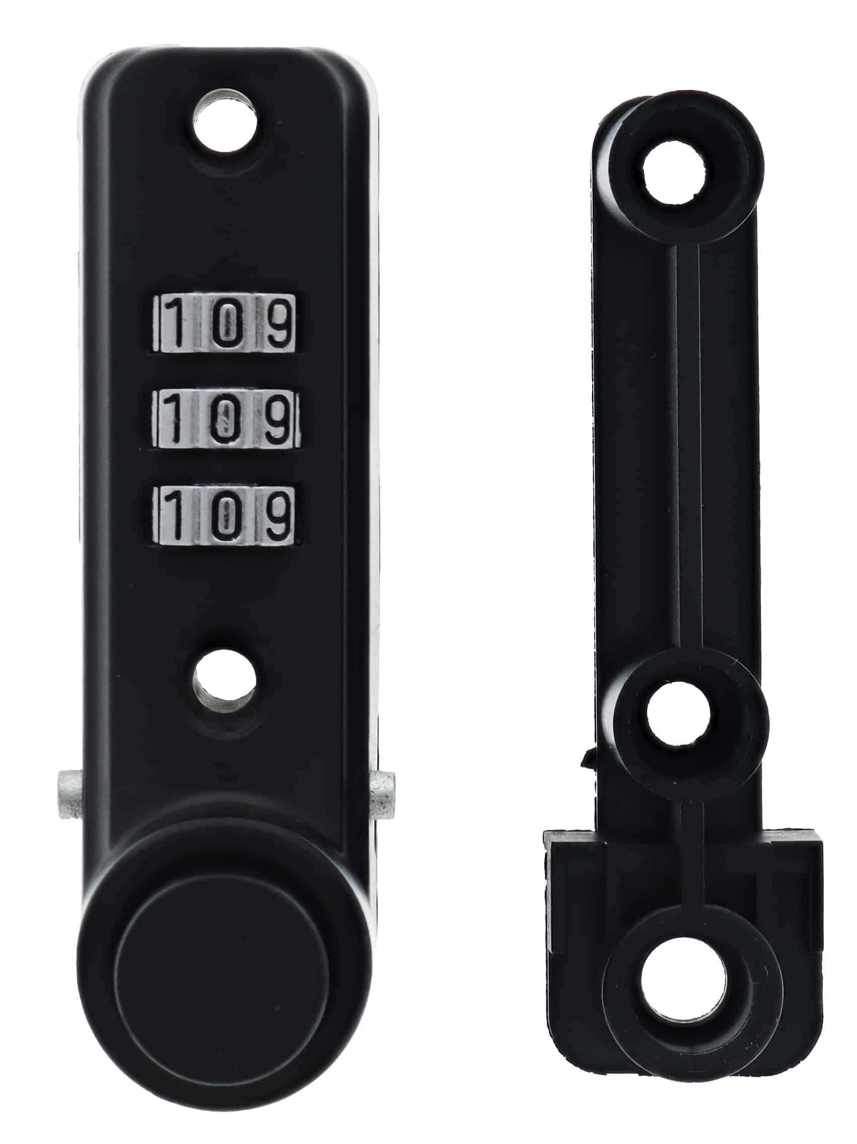 Carbine Combination Sliding Window Ventlock - 3-Dial Keyless Black (CC-VL-BL) - Image 4