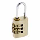 cc20,l carbine cc20 combination padlock, carbine cc20 padlock, 20mm combination padlock, brass 3 dial combination padlock, mini combination padlock, luggage combination padlock australia, small brass padlock 3 dial