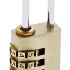 cc20,l carbine cc20 combination padlock, carbine cc20 padlock, 20mm combination padlock, brass 3 dial combination padlock, mini combination padlock, luggage combination padlock australia, small brass padlock 3 dial