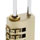 cc20,l carbine cc20 combination padlock, carbine cc20 padlock, 20mm combination padlock, brass 3 dial combination padlock, mini combination padlock, luggage combination padlock australia, small brass padlock 3 dial