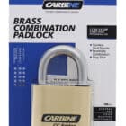 CC50-SS-DP, carbine padlocks, padlock, combination padlock, carbine cc50 brass combination padlock