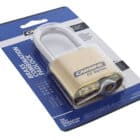 Carbine CC52 Brass Combination Padlock, CC52-SS-DP, padlock, padlocks, carbine padlock, combination padlock