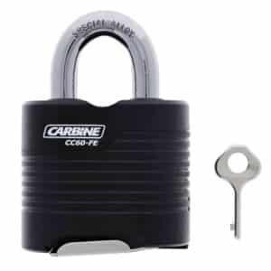 CC60-FE-WJR-PMB, carbine cc60 combination padlock, carbine, carbine padlock, padlocks, padlock, combination padlock