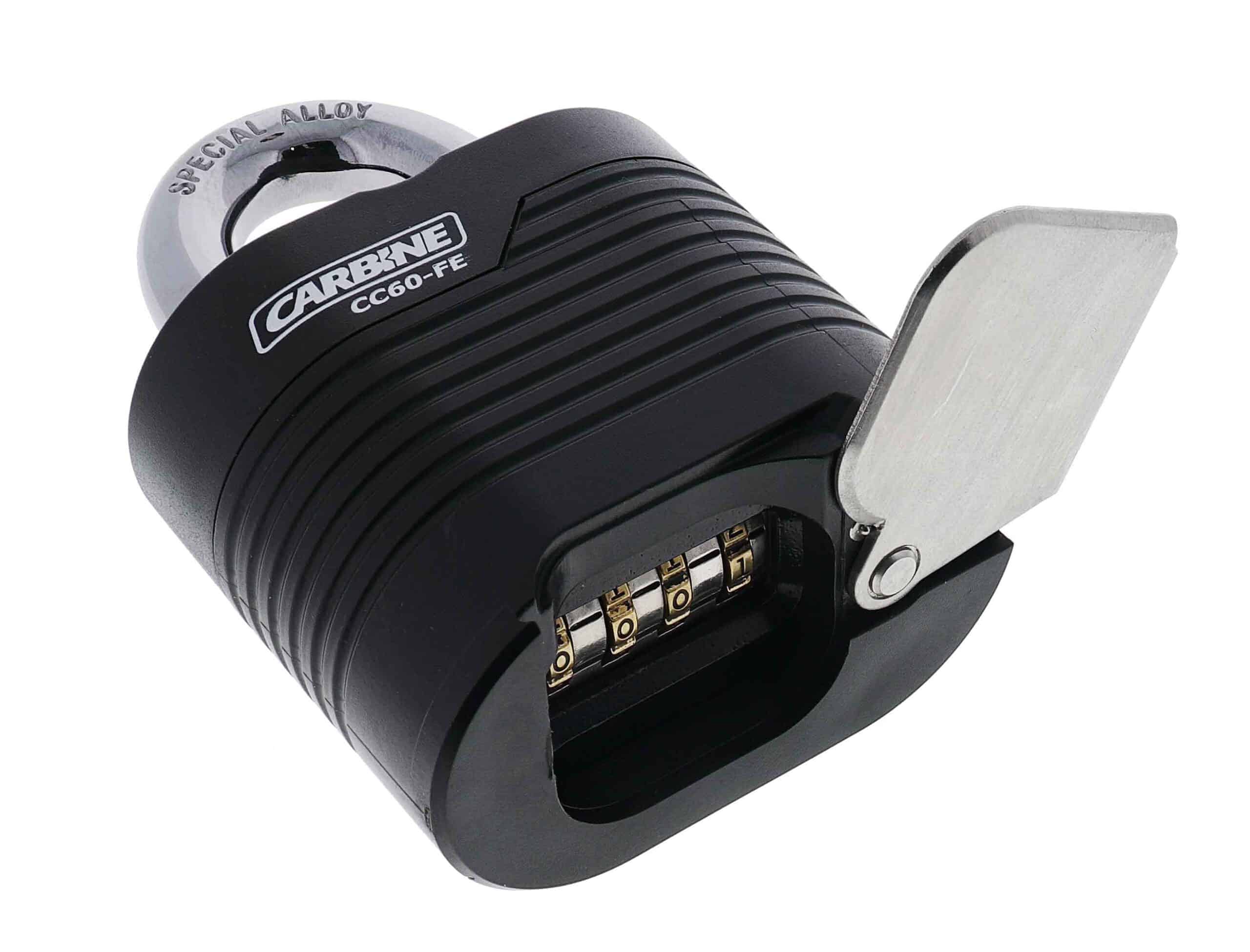 CC60-FE-WJR-PMB, carbine cc60 combination padlock, carbine, carbine padlock, padlocks, padlock, combination padlock