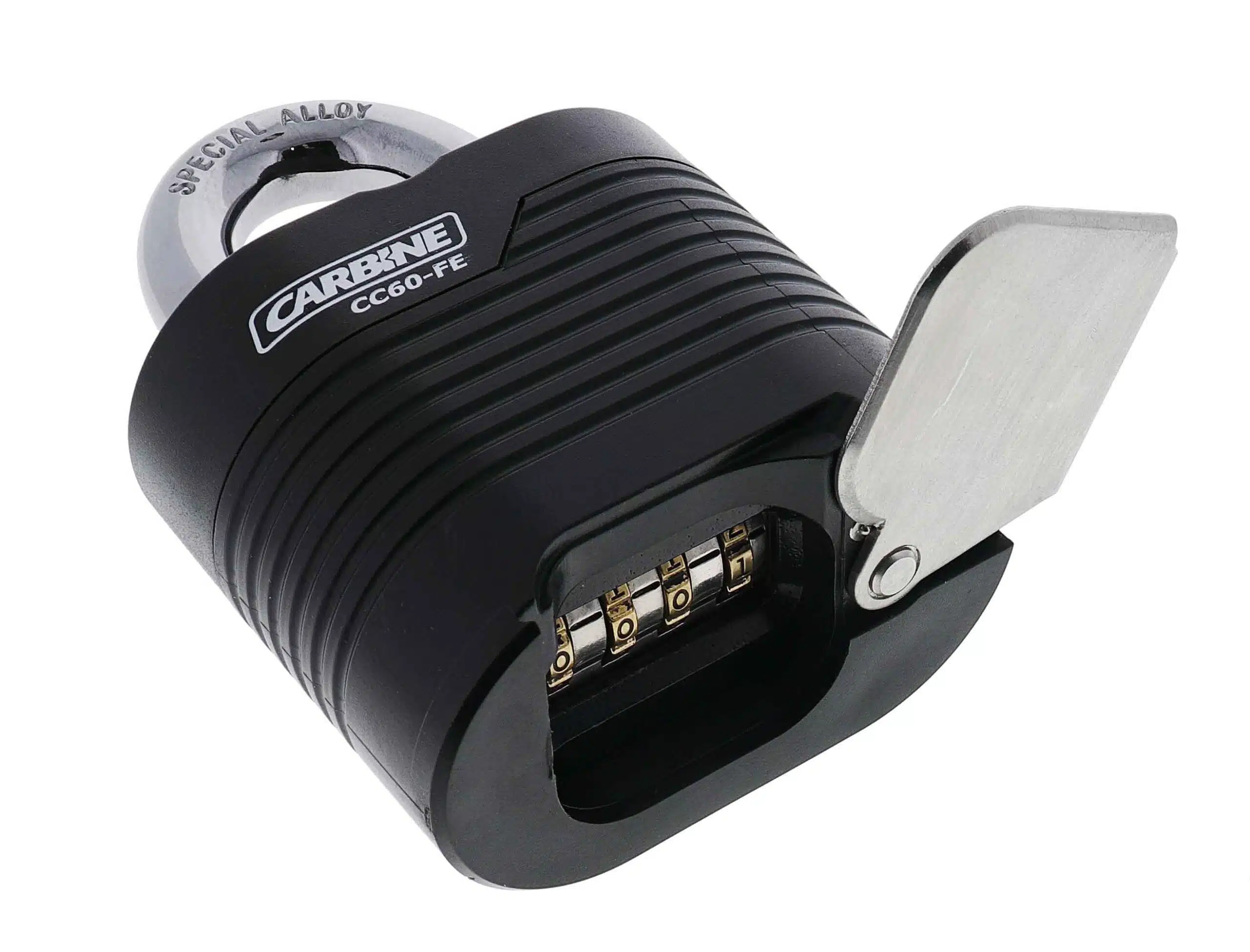 CC60-FE-WJR-PMB, carbine cc60 combination padlock, carbine, carbine padlock, padlocks, padlock, combination padlock