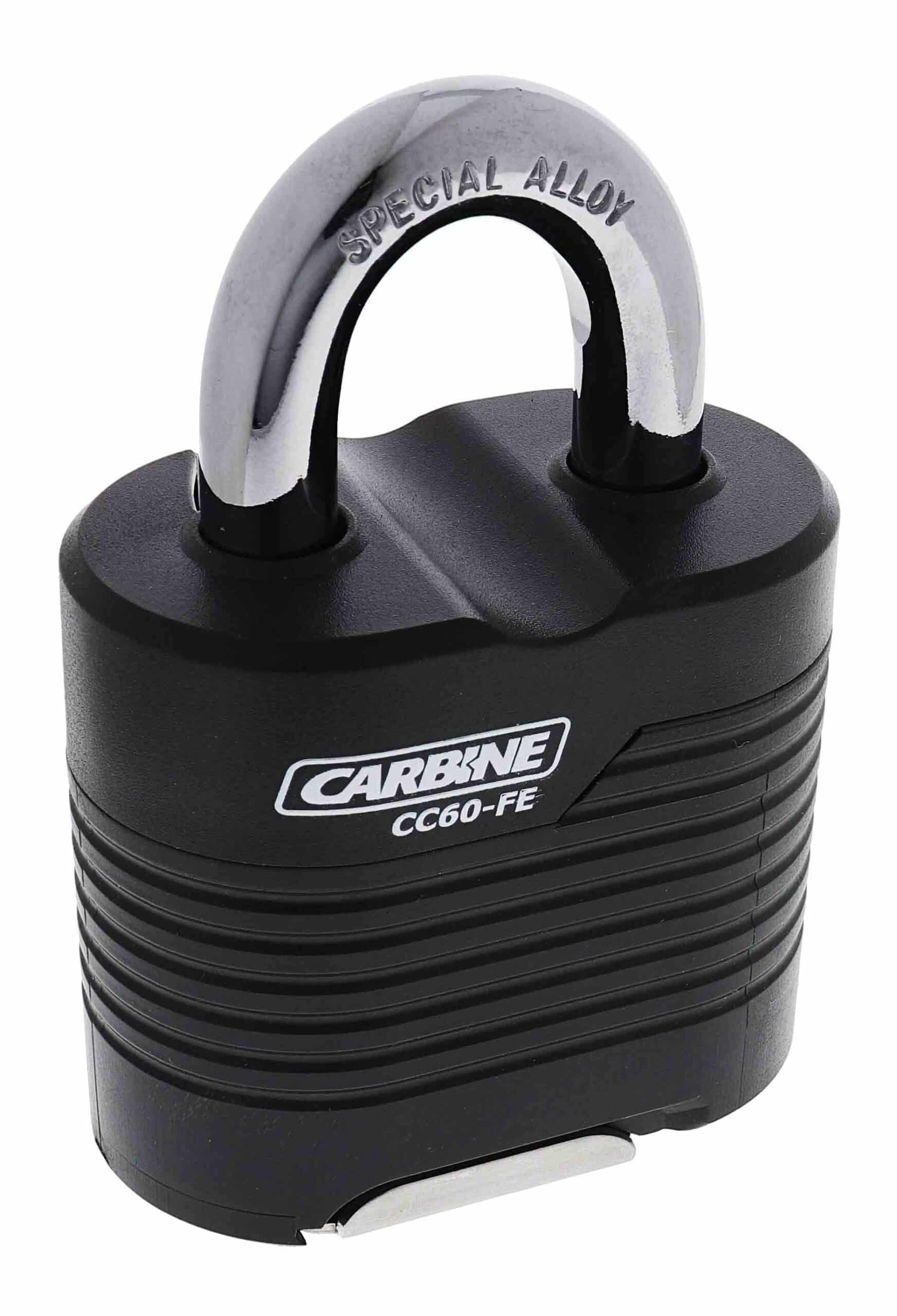 CC60-FE-WJR-PMB, carbine cc60 combination padlock, carbine, carbine padlock, padlocks, padlock, combination padlock